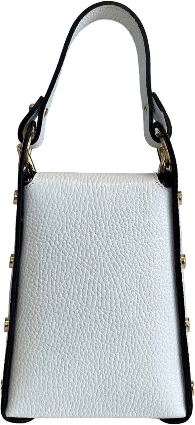 Modarno Mini Dollar Genuine Leather Bag with Bee Lobster Clasp