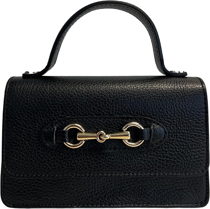 Modarno Horsebit Metal Clip Novelty Shoulder Bag