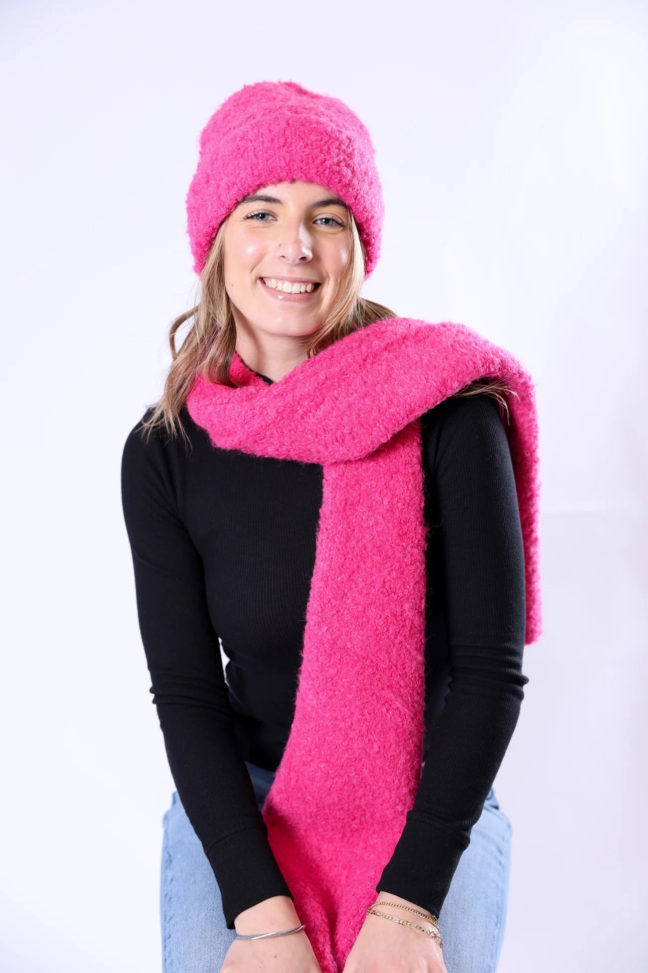 Poppy Hat – Eco Chic Knit Winter Hat in Bold Colors - Cozy & Sustainable Style