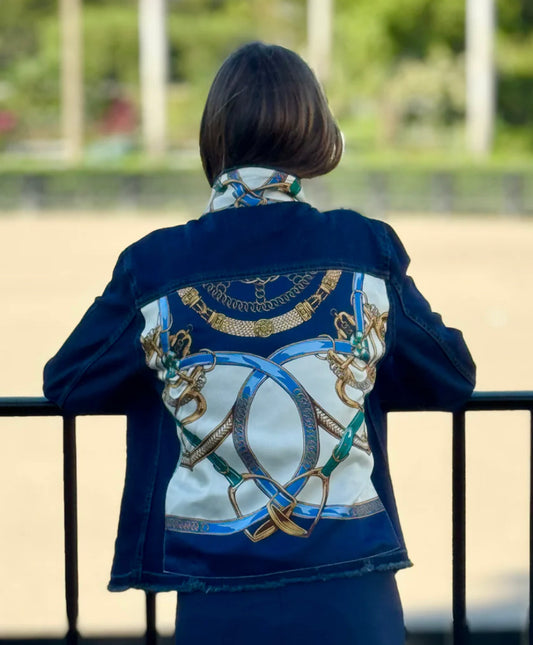 The Dark Denim Jacket / Blue Stirrup