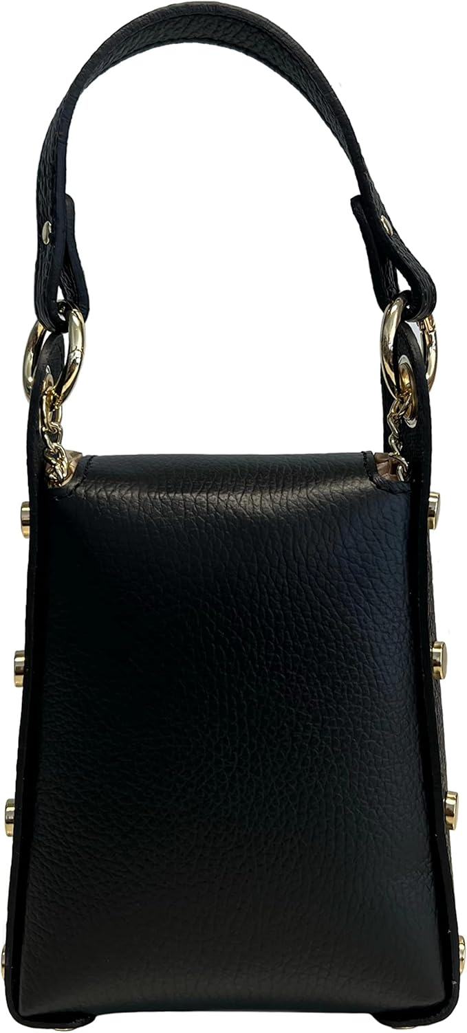 Modarno Mini Dollar Genuine Leather Bag with Bee Lobster Clasp