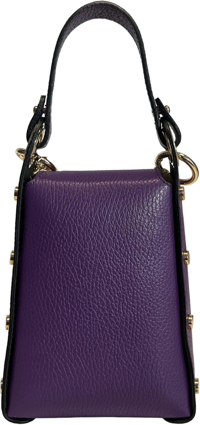 Modarno Mini Dollar Genuine Leather Bag with Bee Lobster Clasp