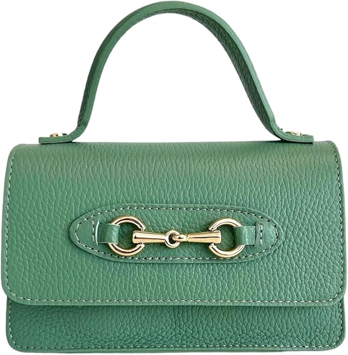 Modarno Horsebit Metal Clip Novelty Shoulder Bag