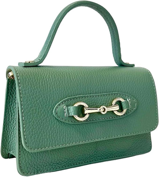 Modarno Horsebit Metal Clip Novelty Shoulder Bag