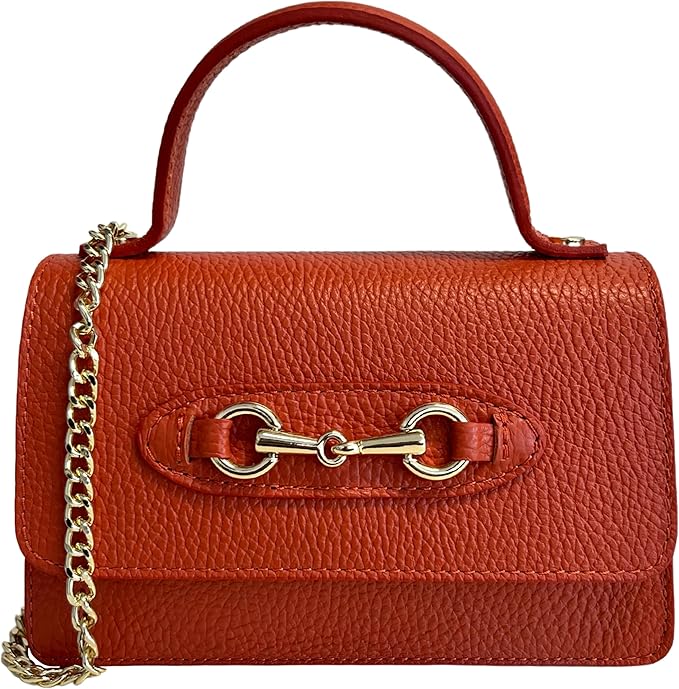 Modarno Horsebit Metal Clip Novelty Shoulder Bag