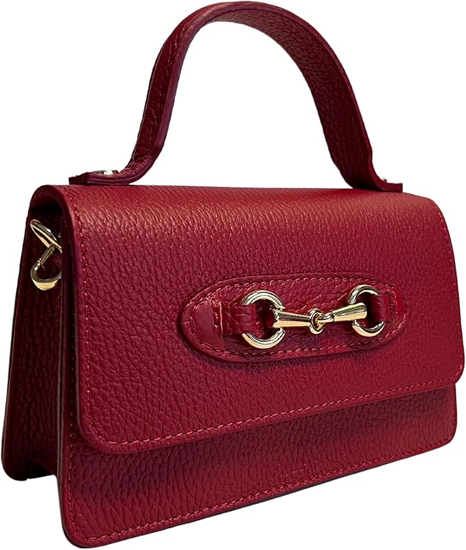 Modarno Horsebit Metal Clip Novelty Shoulder Bag
