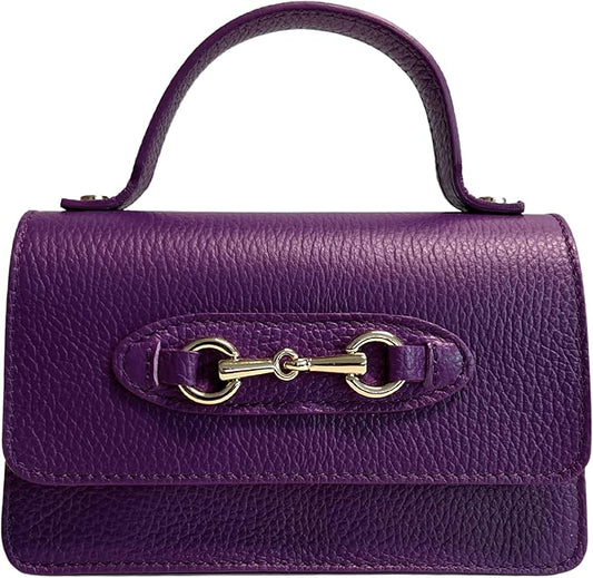 Modarno Horsebit Metal Clip Novelty Shoulder Bag