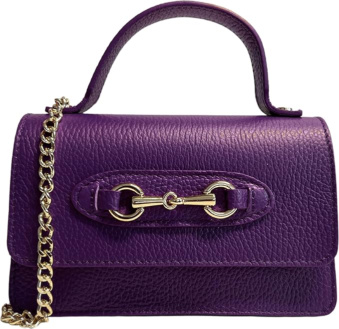 Modarno Horsebit Metal Clip Novelty Shoulder Bag