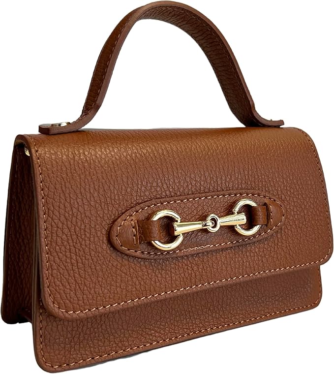 Modarno Horsebit Metal Clip Novelty Shoulder Bag