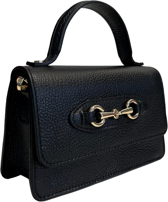 Modarno Horsebit Metal Clip Novelty Shoulder Bag