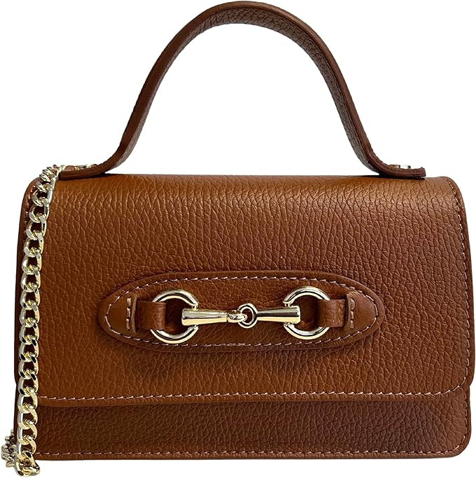 Modarno Horsebit Metal Clip Novelty Shoulder Bag