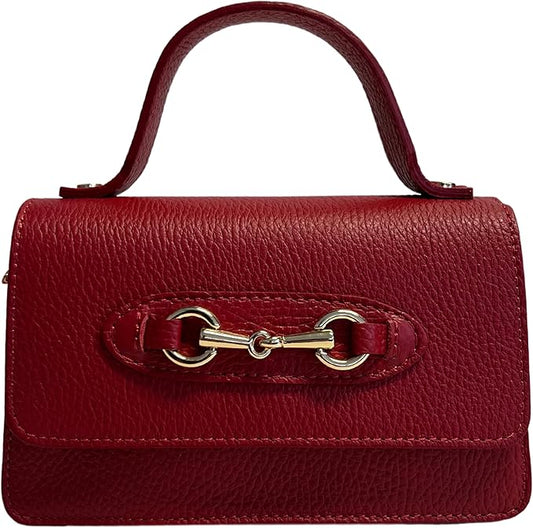 Modarno Horsebit Metal Clip Novelty Shoulder Bag