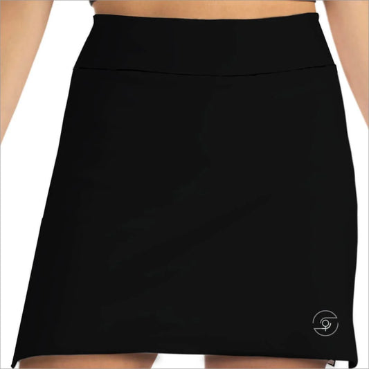 Classic Solid Black Skort