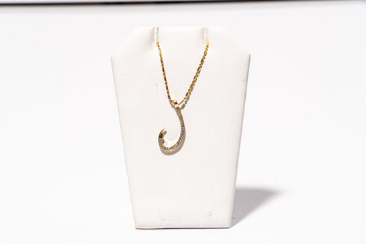 Extra Small “J” Hook | Yellow Gold